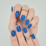 Brilliant Blue Wanderlust Gel Nail Wraps (NG409)