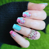 Blossoms Mint for You Nail Wraps