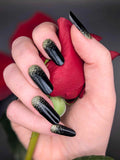 Golden Raven Nail Wraps