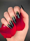 Golden Raven Nail Wraps