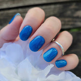 Brilliant Blue Wanderlust Gel Nail Wraps (NG409)