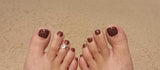 Cocoa Leopard Pedicure Wraps