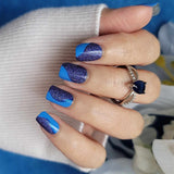 Cobalt Waverunner Nail Wraps