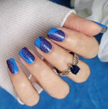 Cobalt Waverunner Nail Wraps