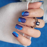 Cobalt Waverunner Nail Wraps