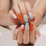 NEW Island Getaway Deluxe Semi-Cured Gel Nail Strips