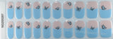 Fly Away French Gel Nail Wraps (NG287)
