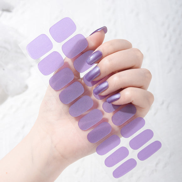 Purple Pearl Luster EZ Gel Nail Wraps (EZ1021)