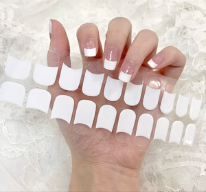 Classic French EZ Gel Nail Wraps (EZ2054)