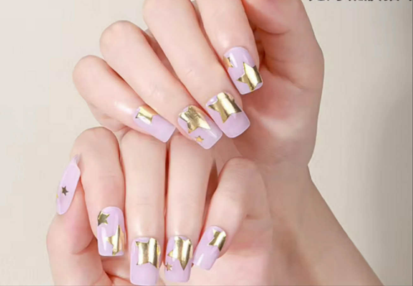 Gold Star EZ Gel Nail Wraps (EZ BSA0184)