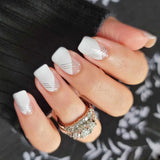 Silver Lining Nail Wraps