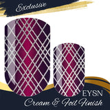 Metallic Pop Plaid Nail Wraps