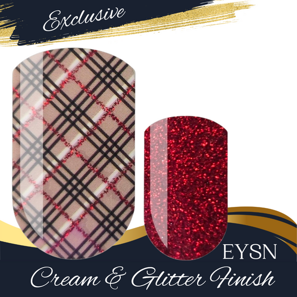 Fireside Plaid Nail Wraps