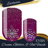 Snowflake Magic Nail Wraps
