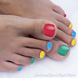 New! Vivid Imagination Pedicure Wraps