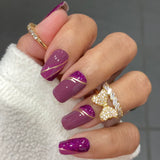 Purpleberry Glitz Nail Wraps