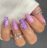 Sugar Plum Plaid Nail Wraps