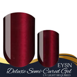 Black Cherry Cats Eye Gel Nail Wraps (NG490)