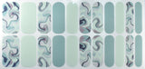 Swirl Mint Nail Wraps