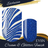 Cobalt Dazzle Nail Wraps