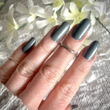 Dolphin Grey Shimmer Nail Wraps