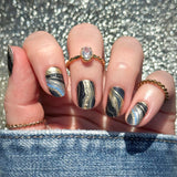 Marbled Onyx Nail Wraps