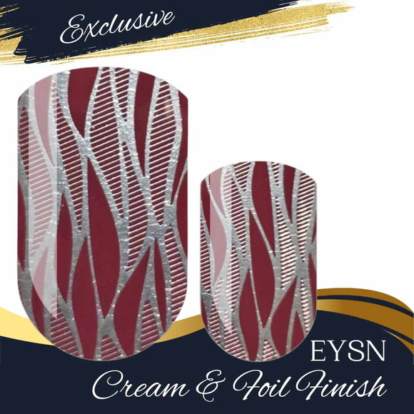 Elegant Blaze Nail Wraps