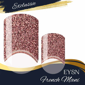 Pink Lady French Nail Wraps