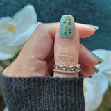 Sea Glass Linen Nail Wraps