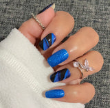 Cobalt Inferno Nail Wraps