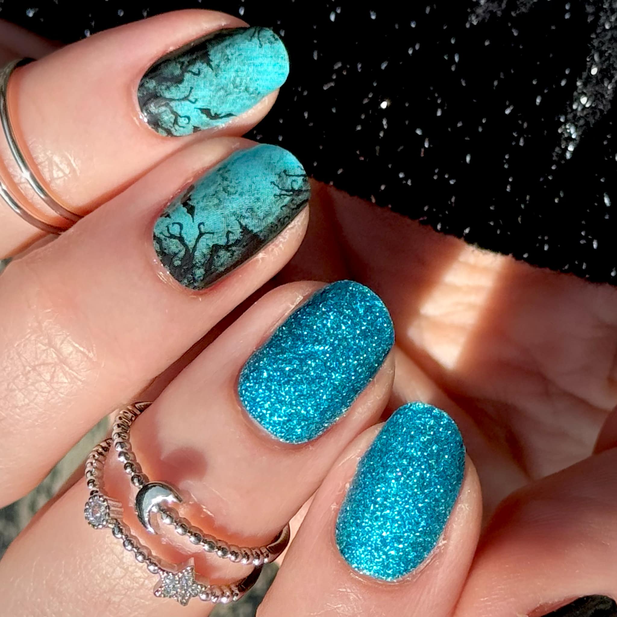 Dark Horse Maniküre-Wraps Von Nova Nails – Schokoladenpflaumenfarben, Gel-Nagelstreifen, 20 Stück