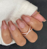 Pink Lady French Nail Wraps