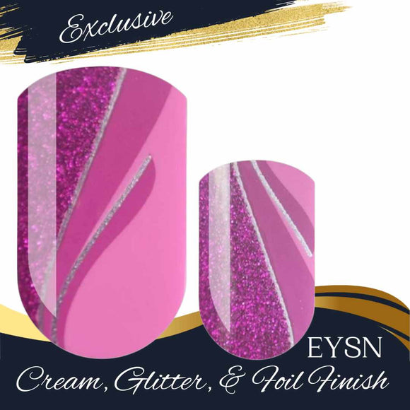 Berry Wild Glitz Nail Wraps