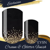 Golden Raven Nail Wraps