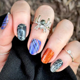 Spider Plaid the Sequel Nail Wraps