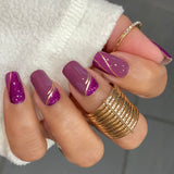 Purpleberry Glitz Nail Wraps