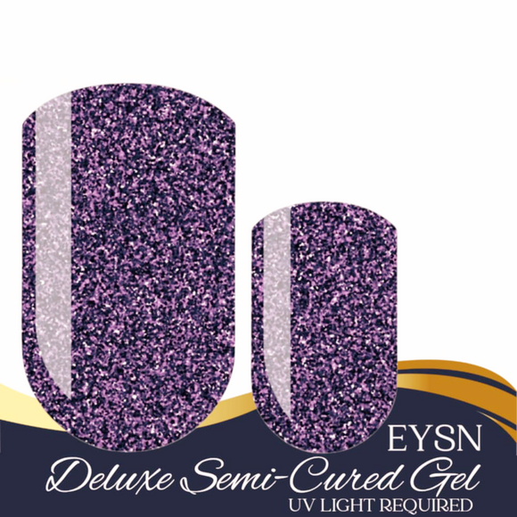 NEW Lilac Sizzle Gel Nail Wraps (NG517)