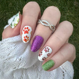 Paw Prints Nail Wraps