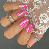 Neon Blaze Nail Wraps
