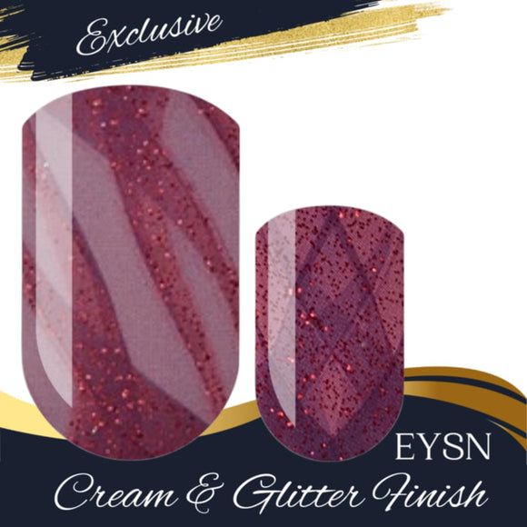 Berry Whispering Winds Nail Wraps