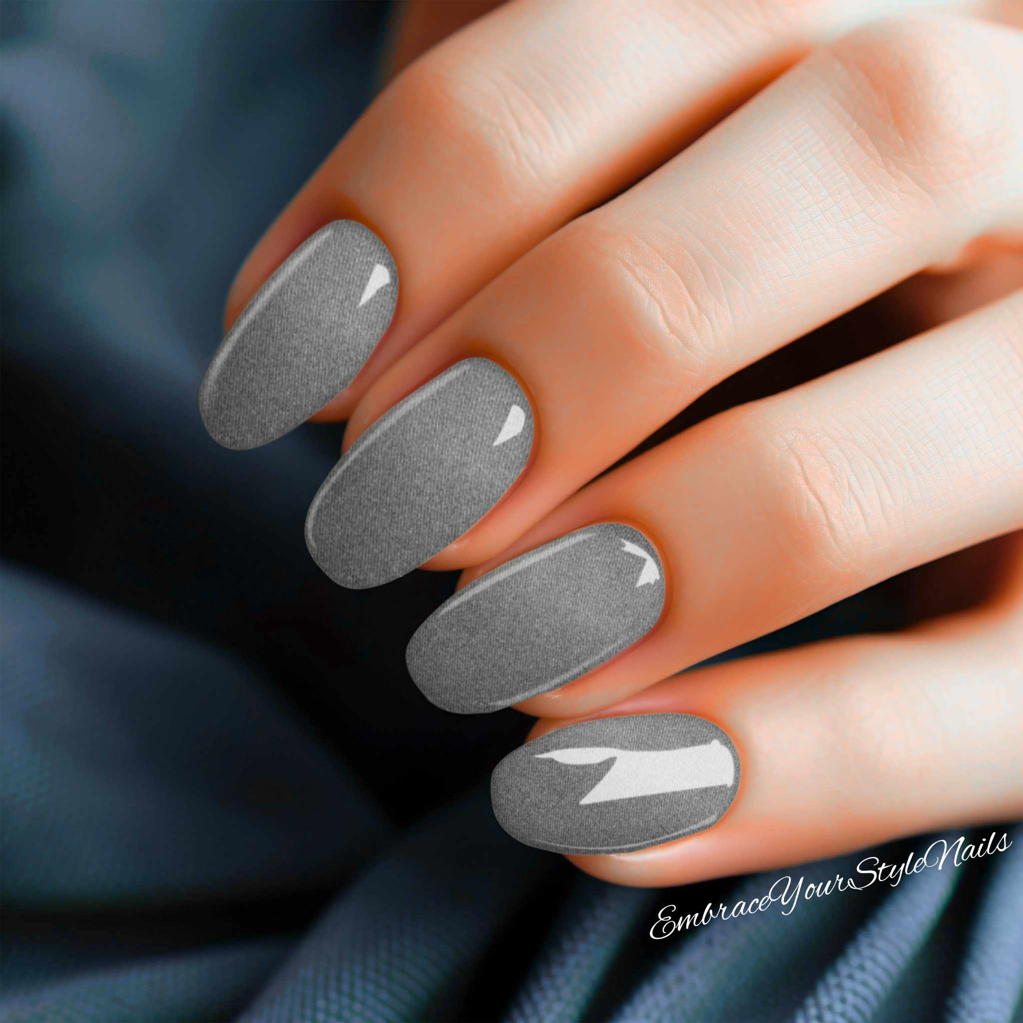 Nails grey discount