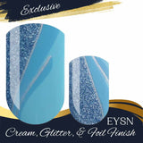 Blueberry Glitz Nail Wraps