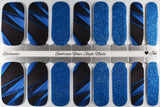 Cobalt Inferno Nail Wraps
