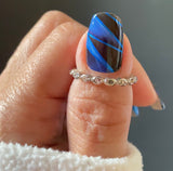 Cobalt Inferno Nail Wraps