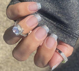 Crystal Ball French Nail Wraps