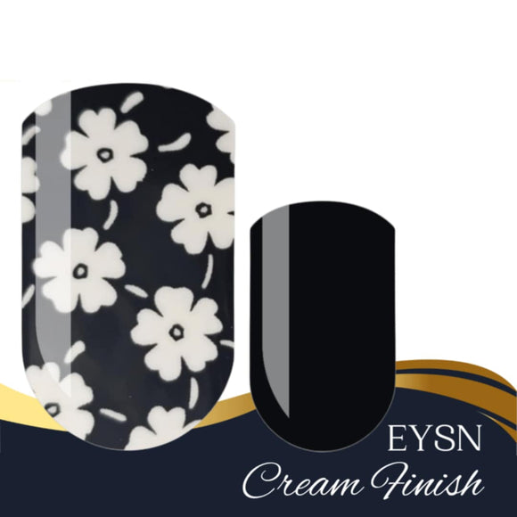 Midnight Blooms Nail Wraps