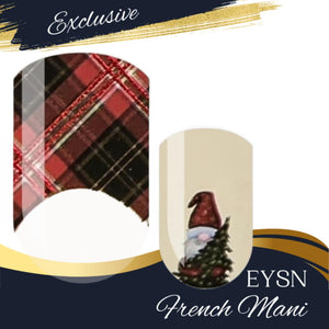 Merry Gnome French Nail Wraps