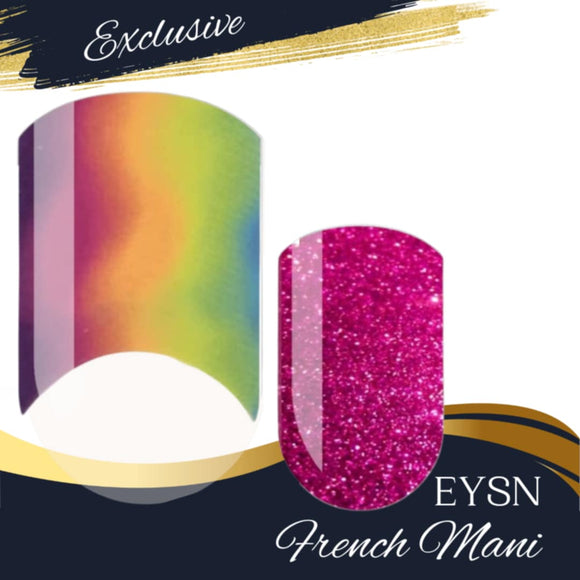 Watermelon Berry French Nail Wraps