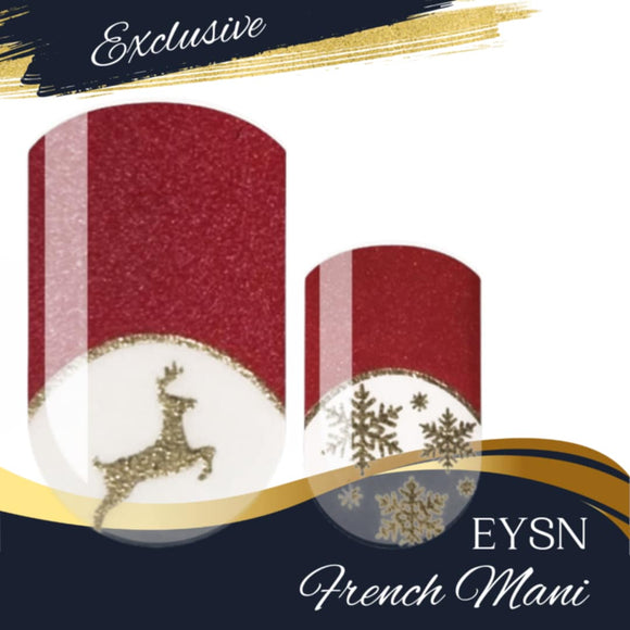 Rudolph's French Nail Wraps