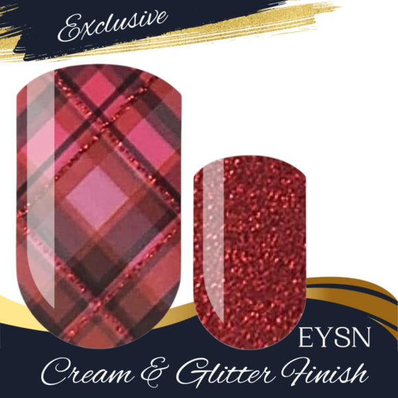Blissful Plaid Nail Wraps